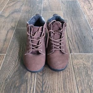 Therafit Women's Brown Leather Hiking Shoes Size 9
